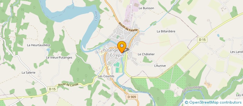 localisation de l'entreprise SCI LOUVET à PUTANGES-LE-LAC