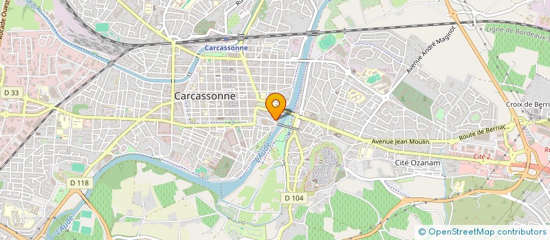 localisation de l'entreprise SCI LOUVET - HUERTAS à CARCASSONNE