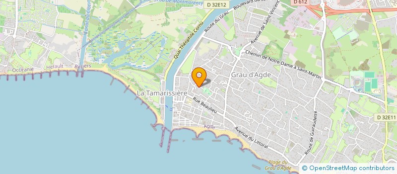 localisation de l'entreprise SCI LOUVIADOU  AGDE