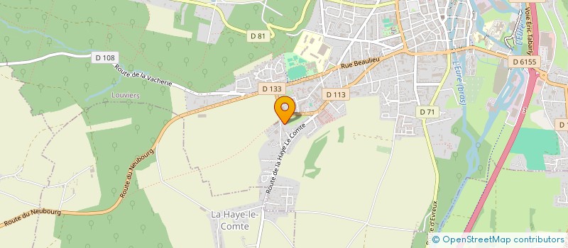 localisation de l'entreprise SCI LOUVIERS à LOUVIERS