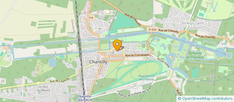 localisation de l'entreprise SCI LOUVIERS 54  CHANTILLY