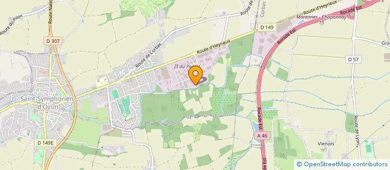 localisation de l'entreprise SCI  LOUVIMO  SAINT-SYMPHORIEN-D'OZON