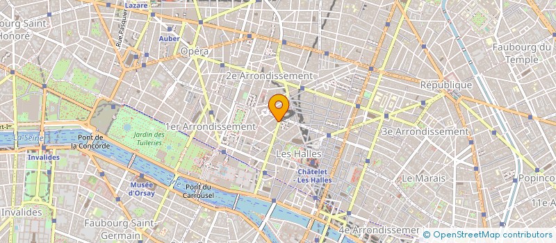 localisation de l'entreprise SCI LOUVRE 23  PARIS