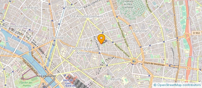 localisation de l'entreprise SCI LOUVRE STE MARGUERITE  PARIS