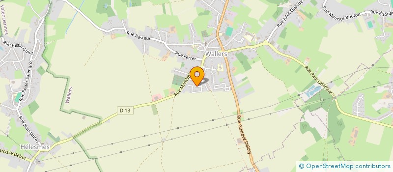 localisation de l'entreprise SCI LOUVROIL AVESNES à WALLERS