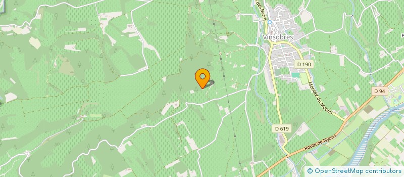 localisation de l'entreprise SCI LOUVS  VINSOBRES