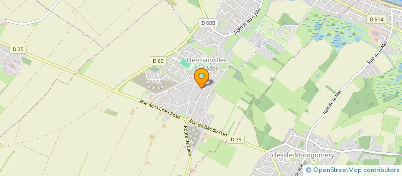localisation de l'entreprise SCI LOUVY à HERMANVILLE-SUR-MER