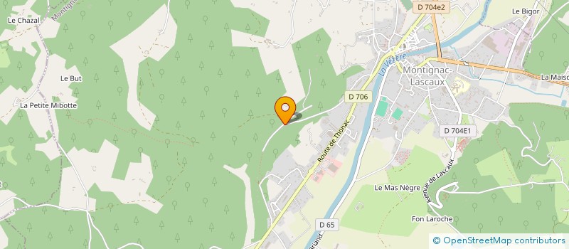 localisation de l'entreprise SCI LOUX LES AMBRUNES à MONTIGNAC-LASCAUX