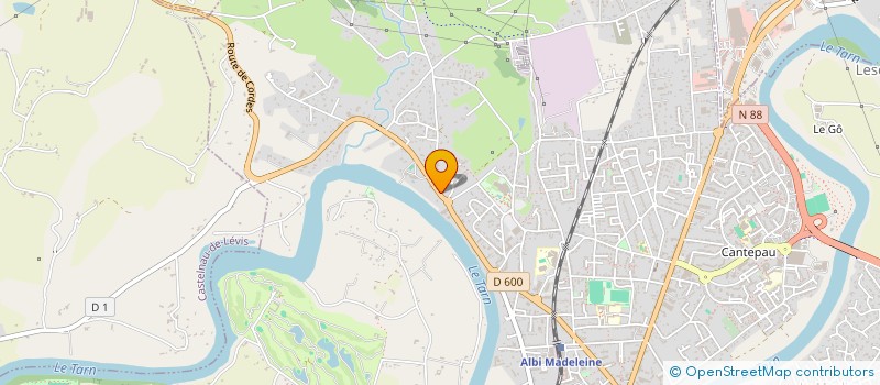 localisation de l'entreprise SCI LOUXOR à ALBI