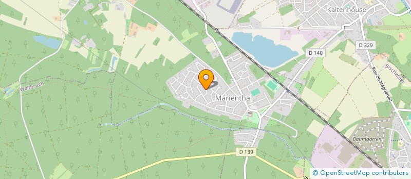 localisation de l'entreprise SCI LOUXOR  HAGUENAU