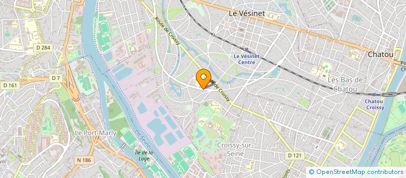 localisation de l'entreprise SCI LOUXOR  LE VESINET