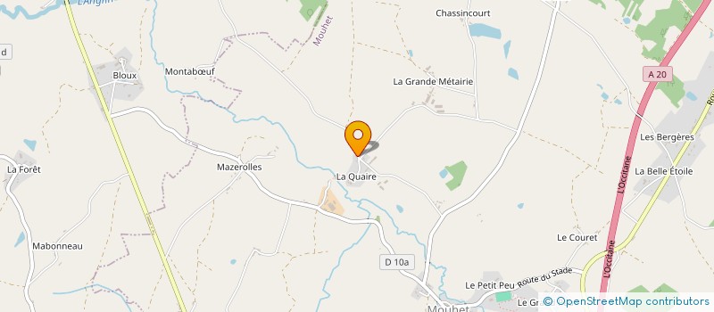 localisation de l'entreprise SCI LOUYA à MOUHET