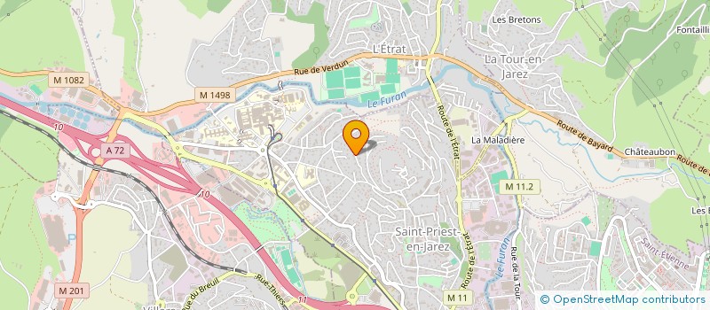 localisation de l'entreprise SCI LOUYAM  SAINT-PRIEST-EN-JAREZ