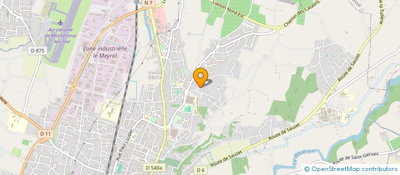localisation de l'entreprise SCI LOUYAN à MONTELIMAR
