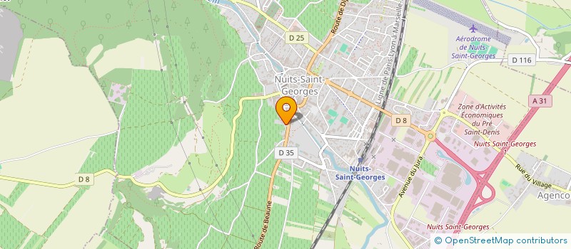 localisation de l'entreprise SCI LOUYOT MIDOL MONNET à NUITS-SAINT-GEORGES