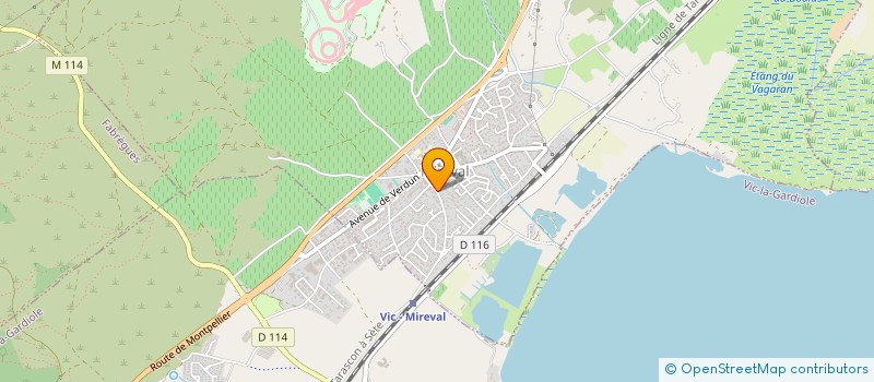 localisation de l'entreprise SCI LOUZA 7  MIREVAL