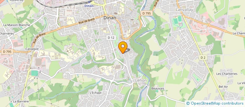 localisation de l'entreprise SCI LOUZILLAIS  DINAN