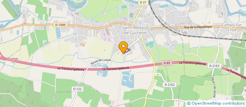 localisation de l'entreprise SCI LOVA  SAINT-MEDARD-DE-GUIZIERES