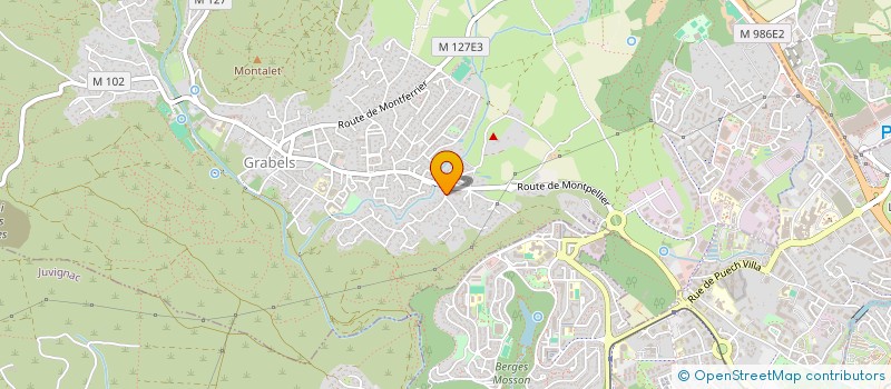 localisation de l'entreprise SCI LOVA  GRABELS