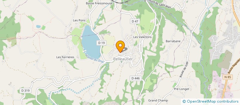 localisation de l'entreprise SCI LOVA  PELLEAUTIER