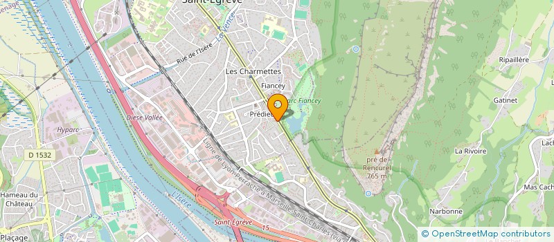 localisation de l'entreprise SCI LOVA  SAINT-EGREVE