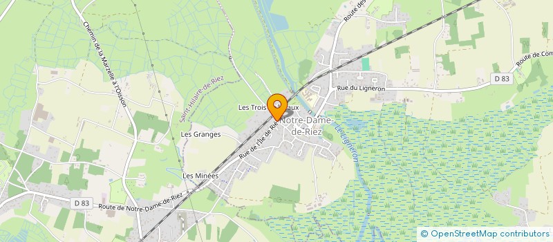 localisation de l'entreprise SCI LOVAREN à NOTRE-DAME-DE-RIEZ