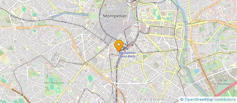 localisation de l'entreprise SCI LOVE à MONTPELLIER