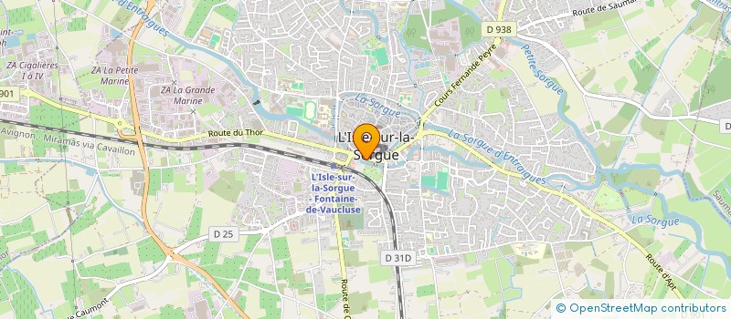 localisation de l'entreprise SCI LOVE  L'ISLE-SUR-LA-SORGUE