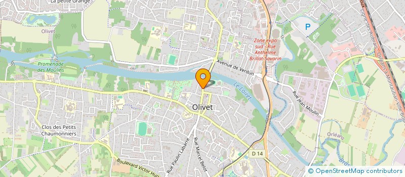 localisation de l'entreprise SCI LOVE NEVER DIES à OLIVET