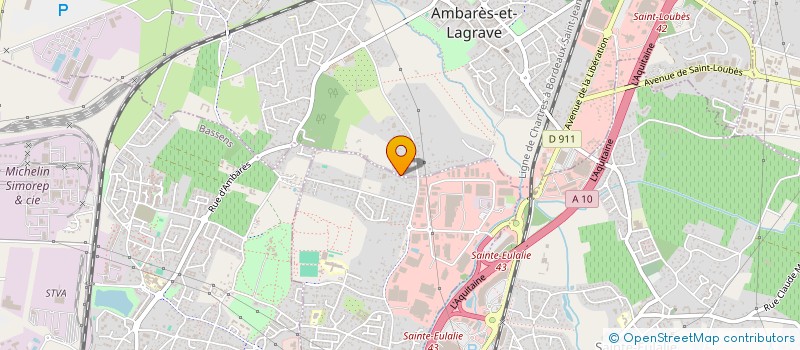 localisation de l'entreprise SCI LOVEAH  AMBARES-ET-LAGRAVE