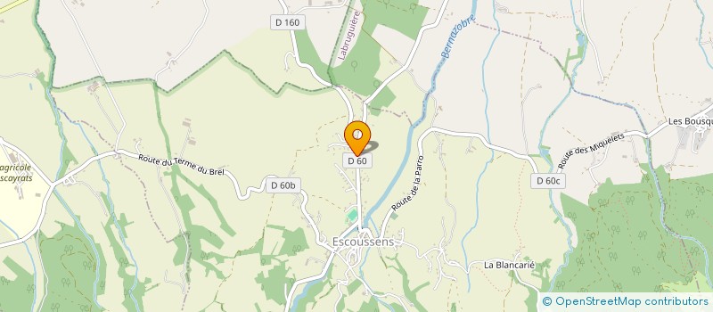 localisation de l'entreprise SCI LOVEDY  ESCOUSSENS