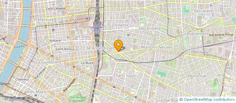 localisation de l'entreprise SCI LOVENLY  LYON