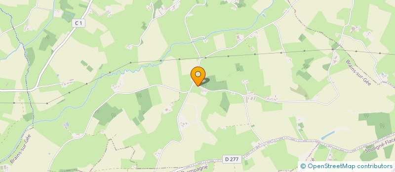 localisation de l'entreprise SCI LOVI  BRAINS SUR GEE