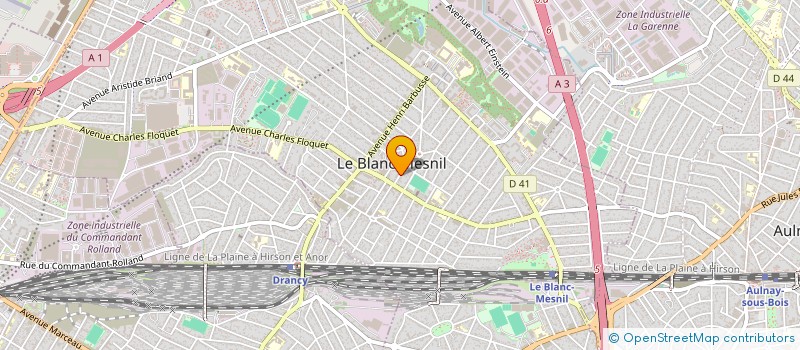 localisation de l'entreprise SCI LOVIAT à LE BLANC-MESNIL