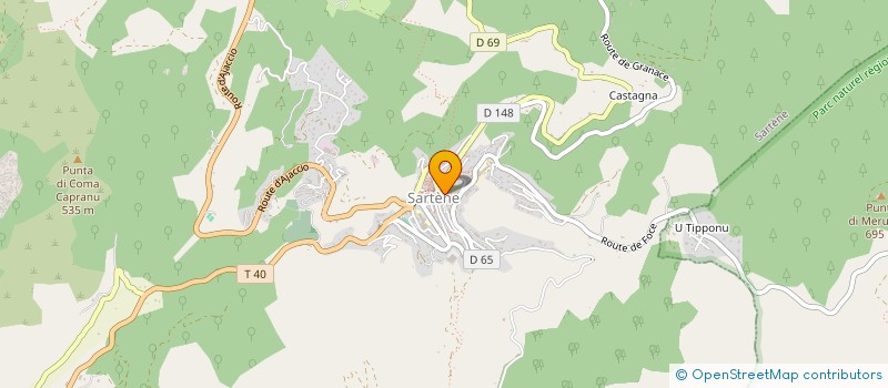 localisation de l'entreprise SCI LOVICHI IMMO  SARTENE