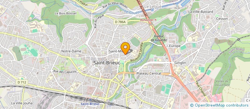 localisation de l'entreprise SCI LOVIMA à SAINT-BRIEUC