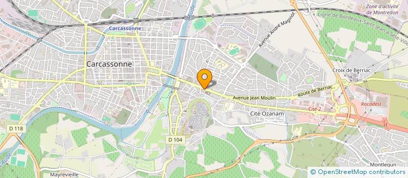 localisation de l'entreprise SCI LOVIMO à CARCASSONNE