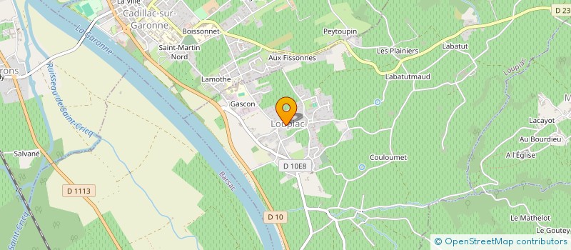 localisation de l'entreprise SCI LOVO 33  LOUPIAC