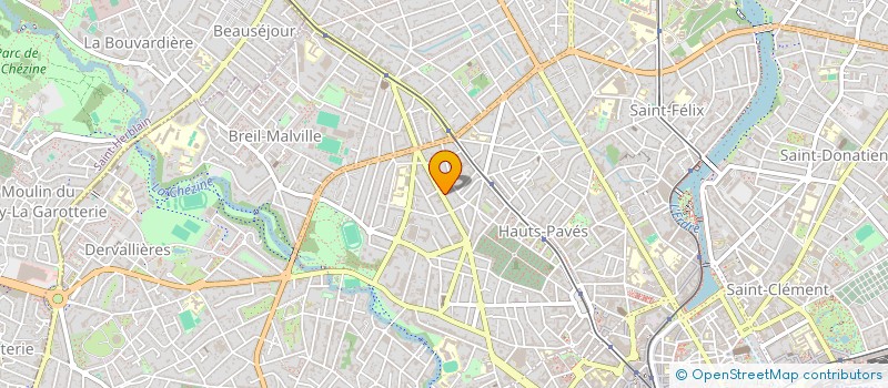 localisation de l'entreprise SCI LOWE  NANTES