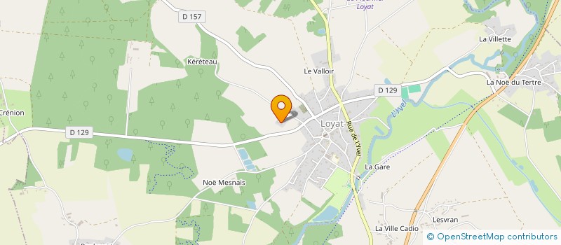 localisation de l'entreprise SCI LOWEN-INVESTISSEMENTS  LOYAT