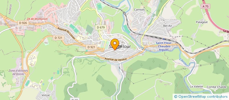 localisation de l'entreprise SCI LOWRENT IMMO à SAINT-FLOUR