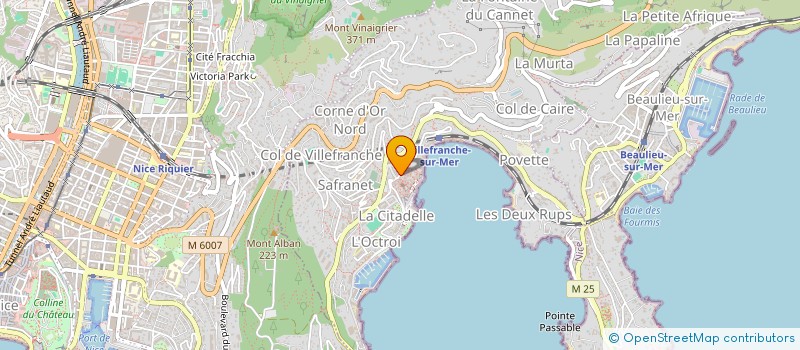 localisation de l'entreprise SCI LOWZOW 5 à VILLEFRANCHE-SUR-MER