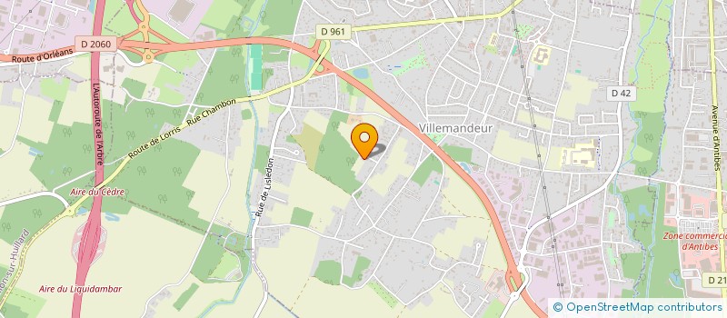 localisation de l'entreprise SCI LOXES  VILLEMANDEUR