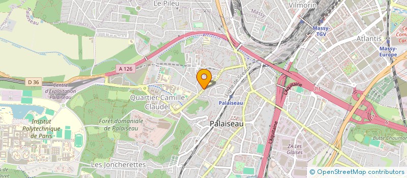 localisation de l'entreprise SCI LOYA  PALAISEAU