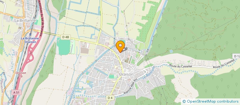 localisation de l'entreprise SCI LOYA  ORAISON