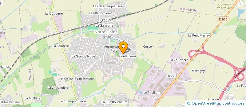 localisation de l'entreprise SCI LOYER-MAGINOT à NOTRE-DAME-D'OE