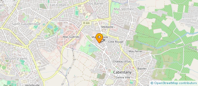 localisation de l'entreprise SCI LOYOLA  CABESTANY