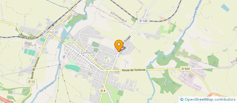 localisation de l'entreprise SCI LOYOLI  GIMONT