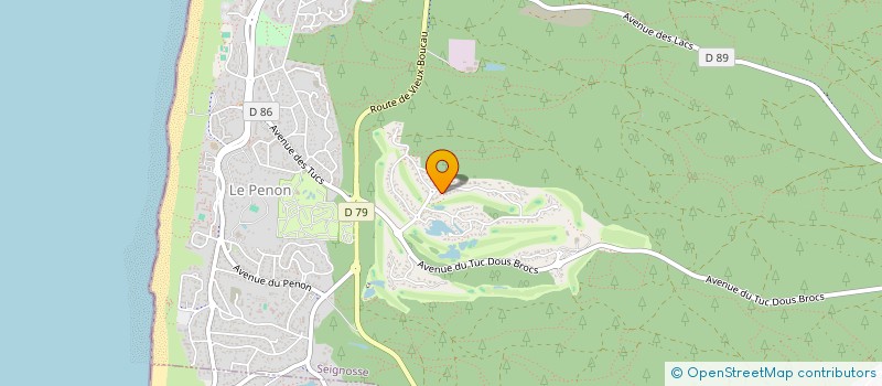 localisation de l'entreprise SCI LOZA  SEIGNOSSE