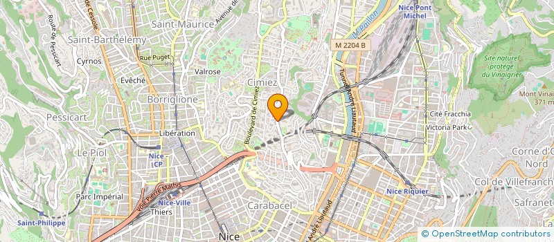 localisation de l'entreprise SCI LOZZI  NICE